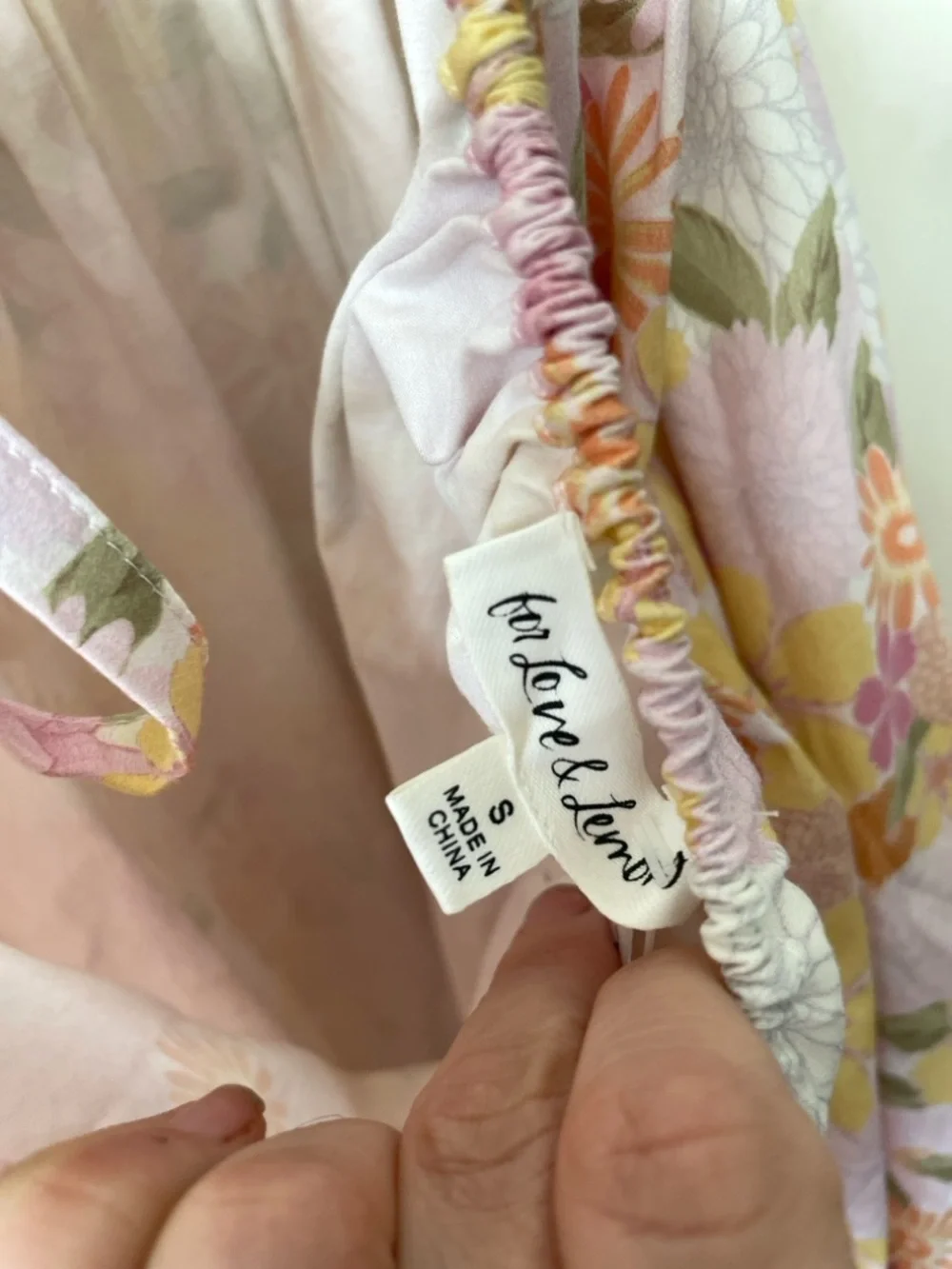 Love & Lemons Carrie Midi Dress Floral Corset Puff Sleeve Cottagecore coquette